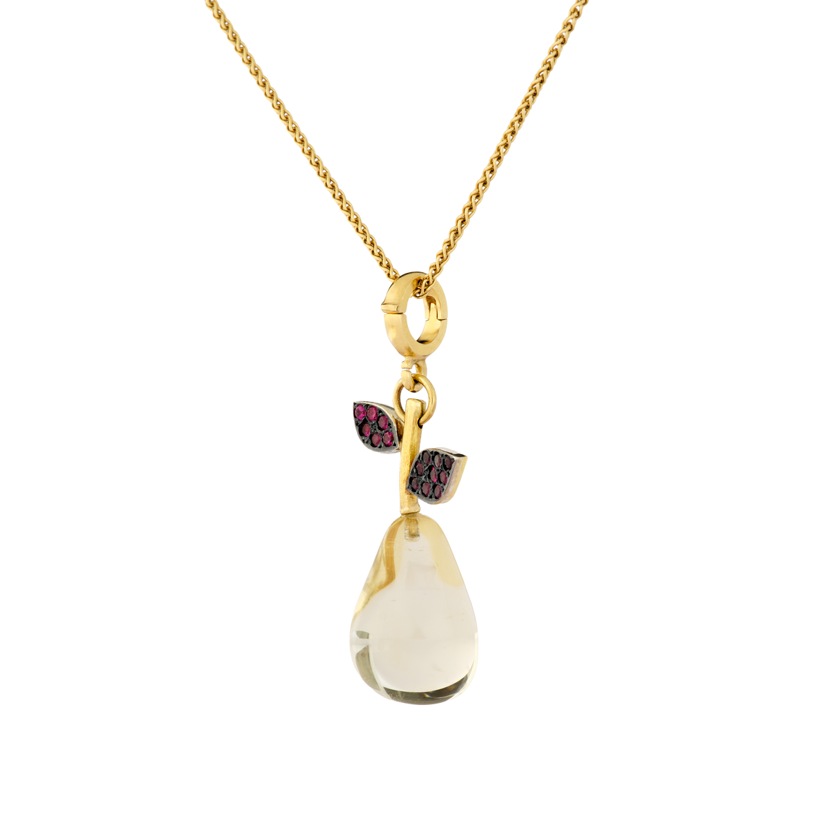 Aphrodite's Pear on a chain.