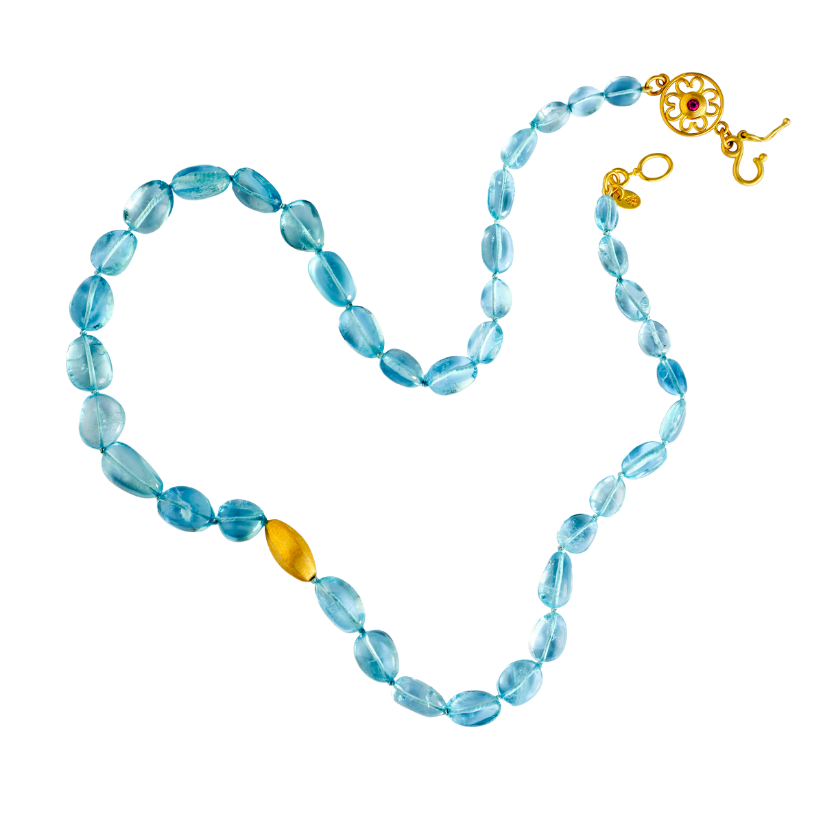 Aqua Byzantine Necklace