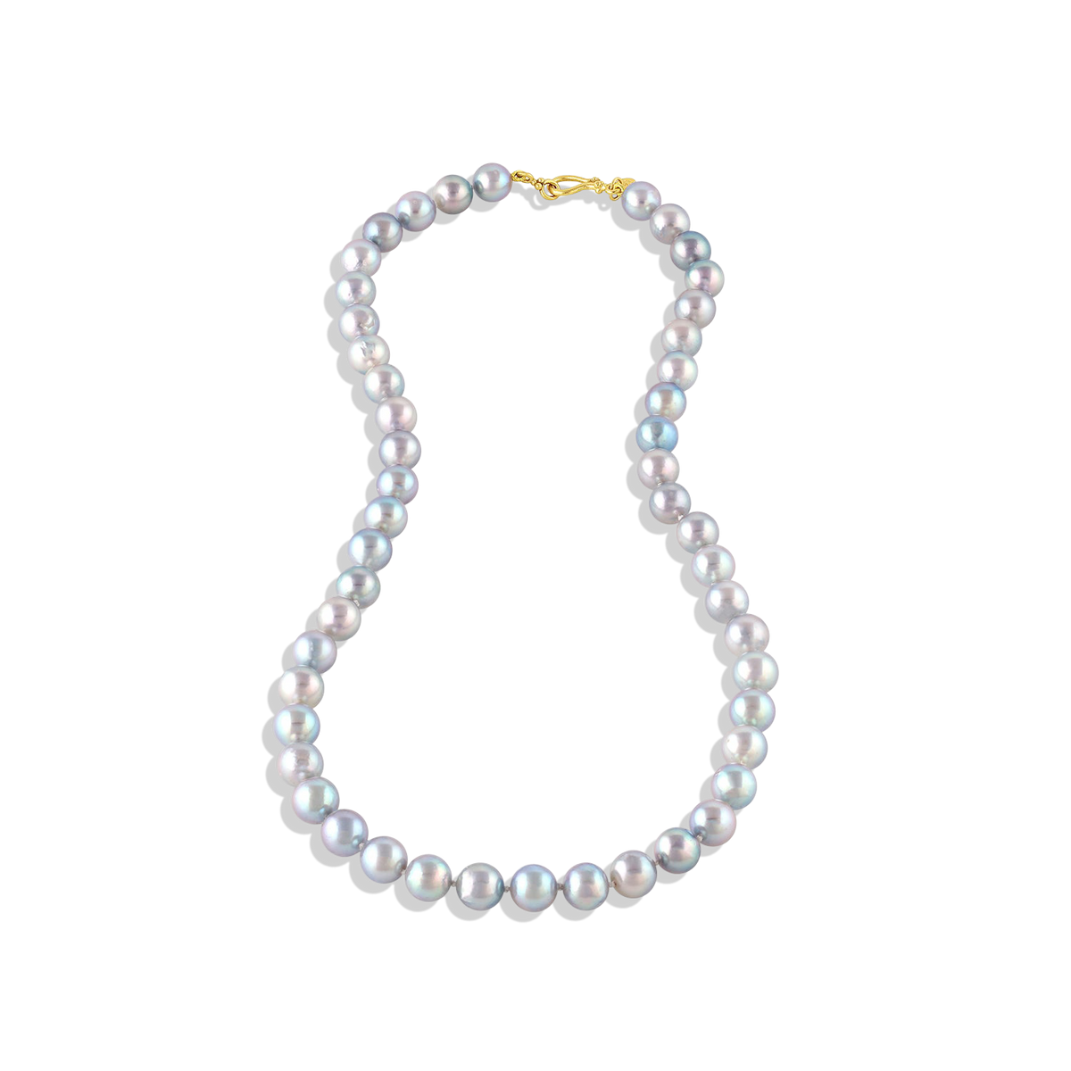 Blue Akoya Unio Necklace