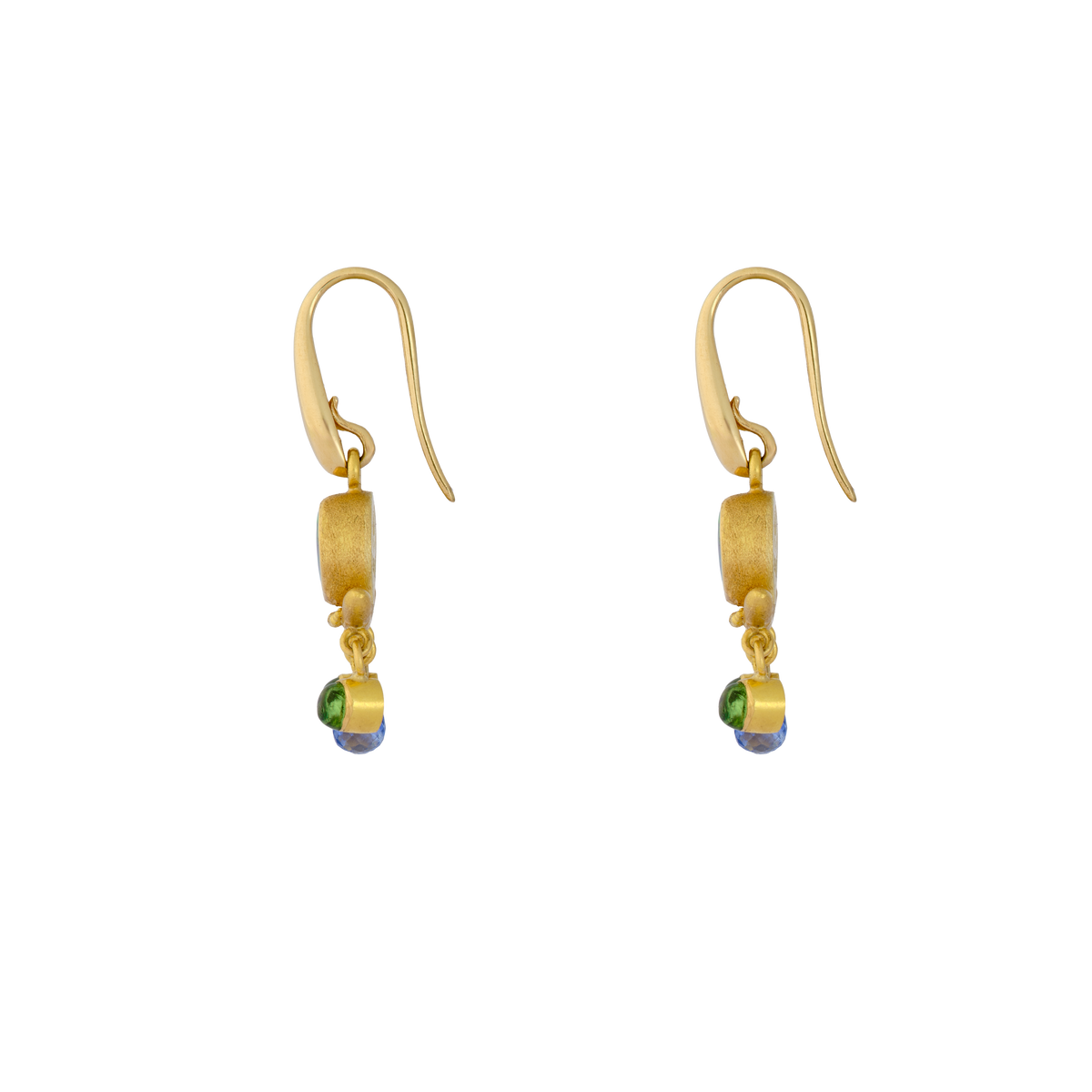 Black Opal Crotalia Earrings
