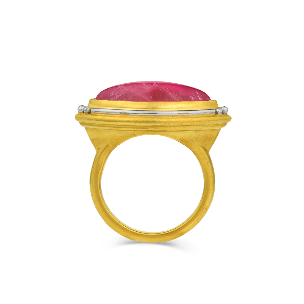 Marquise Rubellite Ring - Large
