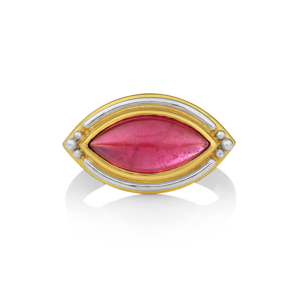 Top view of the small Marquise Nerrena ring.