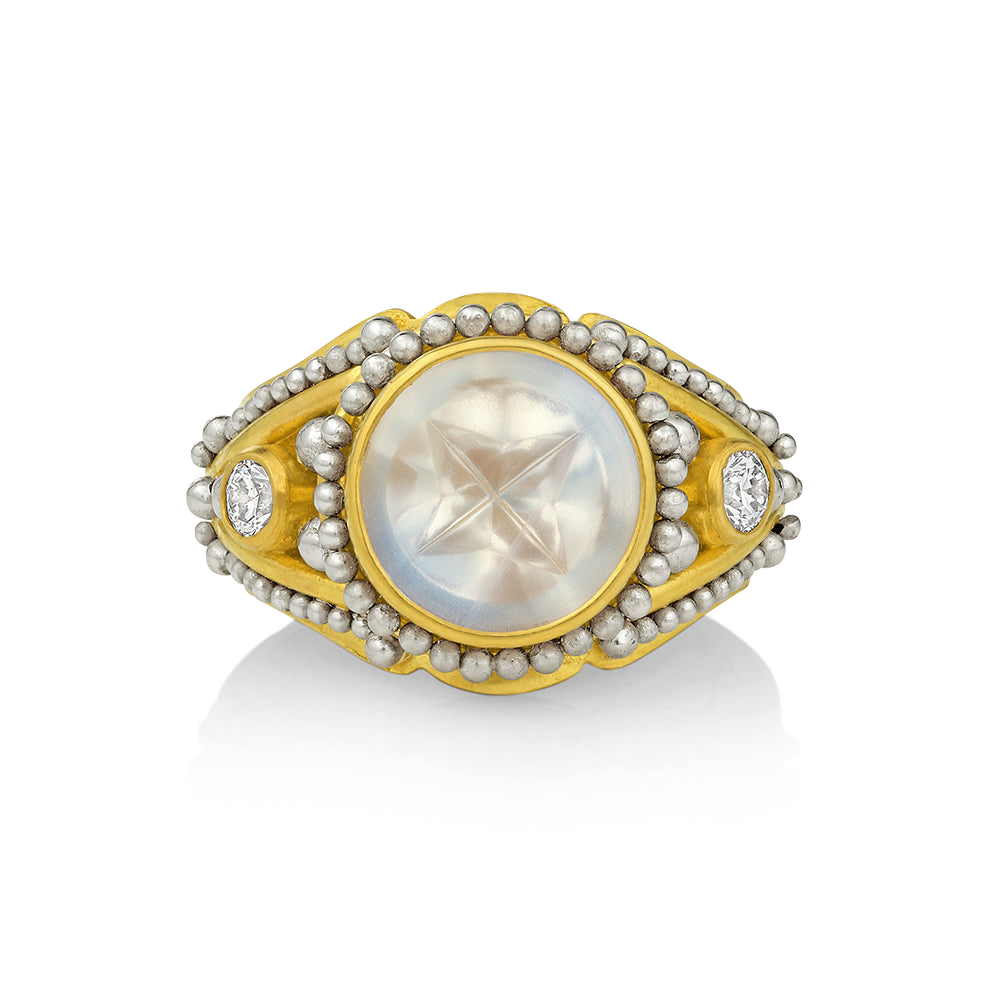 Moonstone Signet Ring
