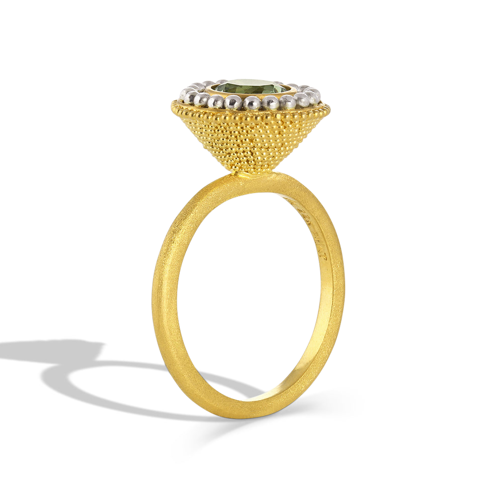 Side view of Moyo Konos ring.