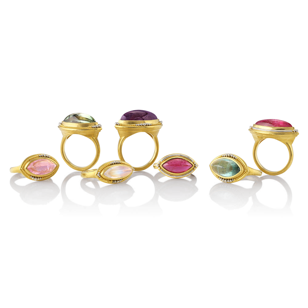 Marquise Rubellite Ring - Large