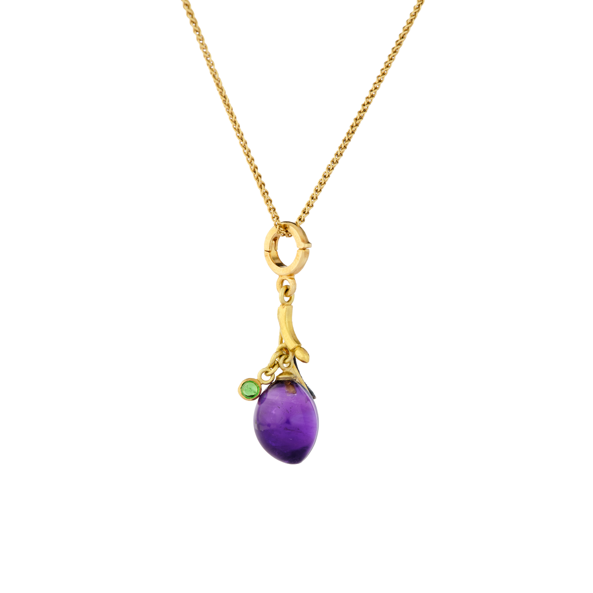 Pomona's Plum on a chain.