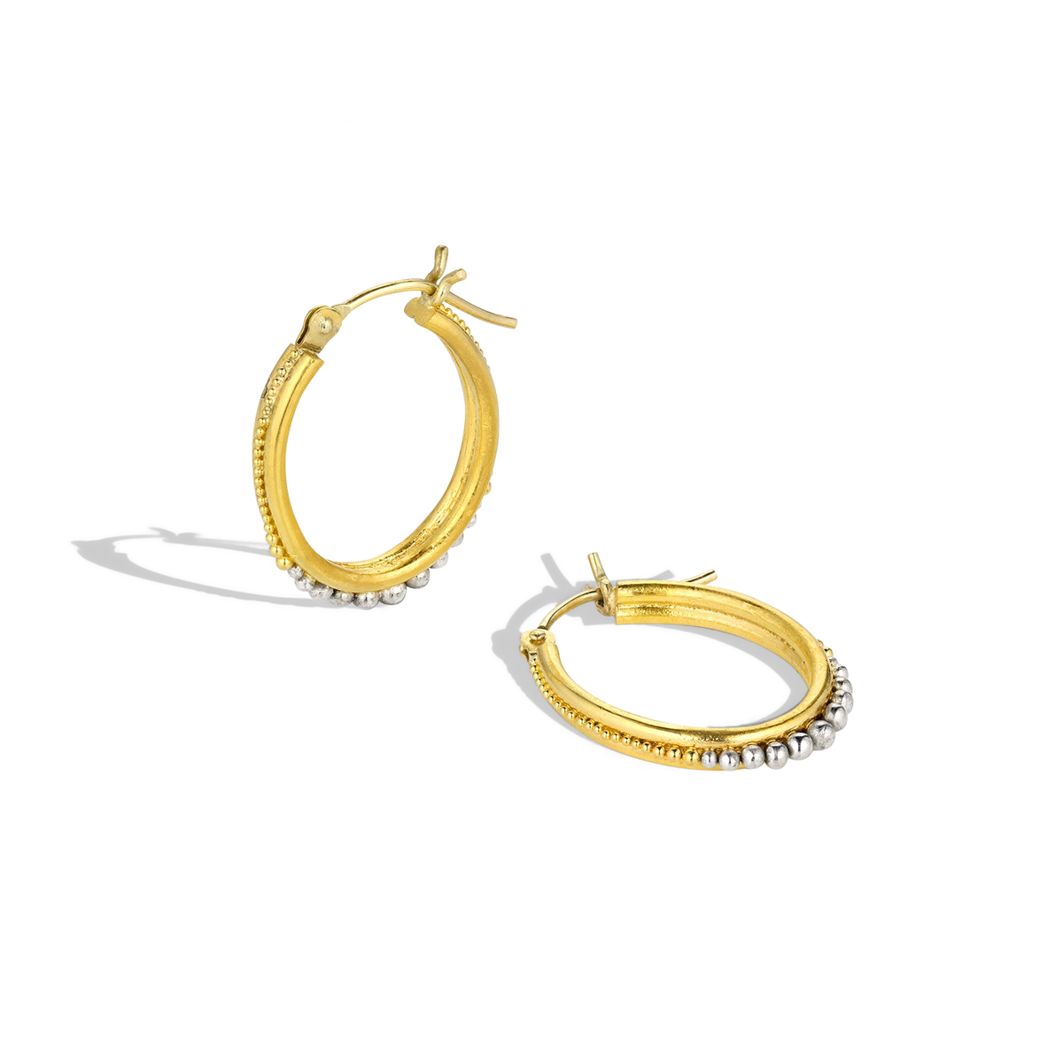 Another view of our Signature Oval Hoops.