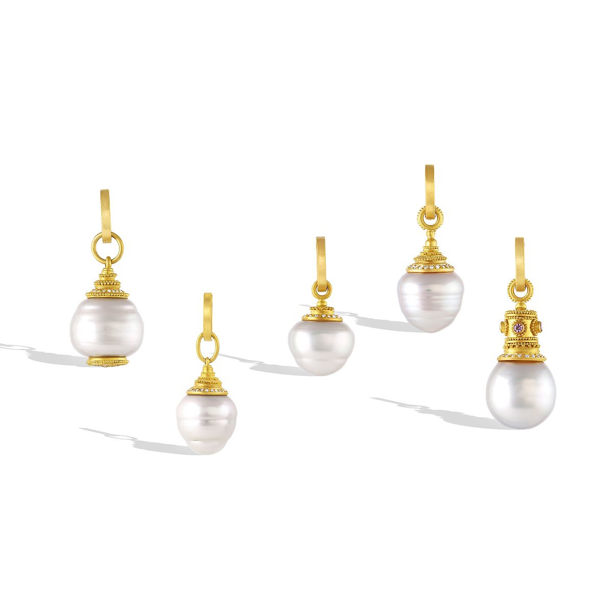 South Sea pearl charm collection.