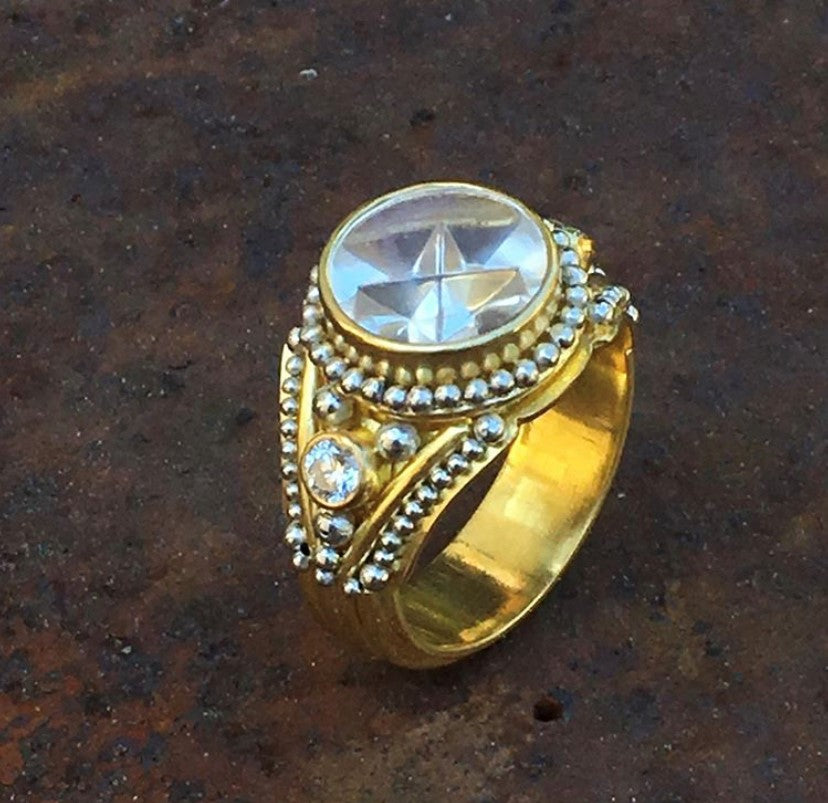 Moonstone Signet Ring